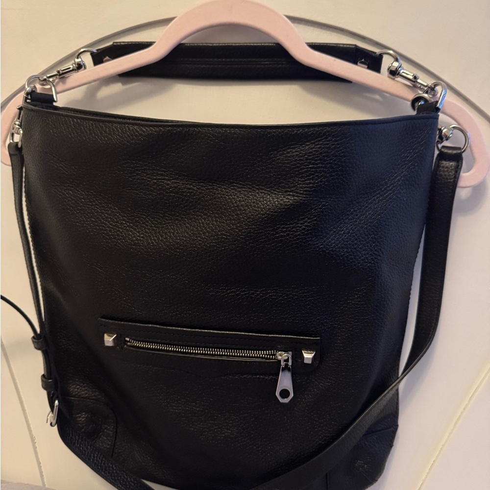 Rebecca Minkoff slim Regan hobo bag black leather